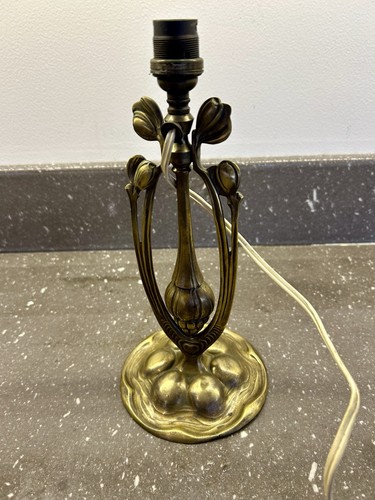 Art nouveau pied lampe - nouveau,
