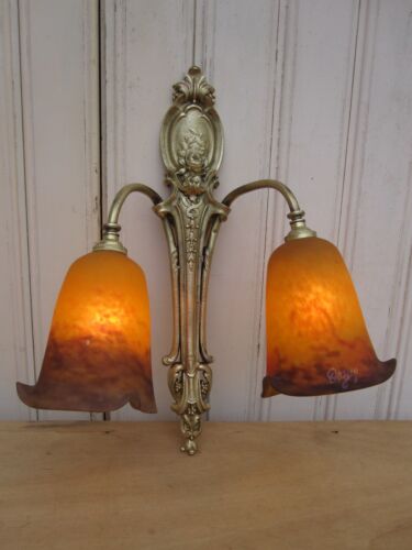 Applique bronze art nouveau - applique,