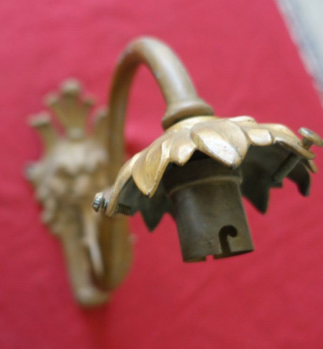 Applique art nouveau metal - applique,