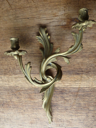 Applique double feux bronze - applique,