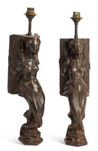 Appliques art nouveau fonte - nouveau, en