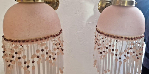 Paire appliques art nouveau - paire,